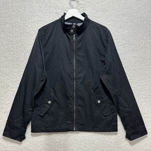 GAP  BLACK‎ SOFTSHELL LIGHTWEIGHT ZIP JACKET COAT SIZE M